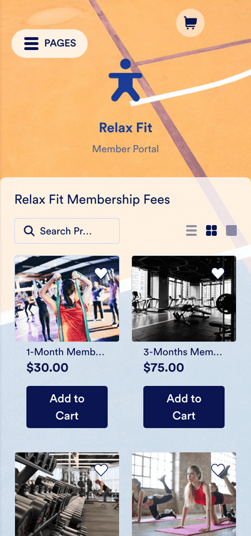 Fitness App Template