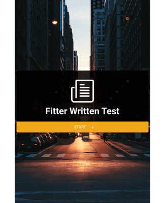 Form Templates: Fitter Written Test