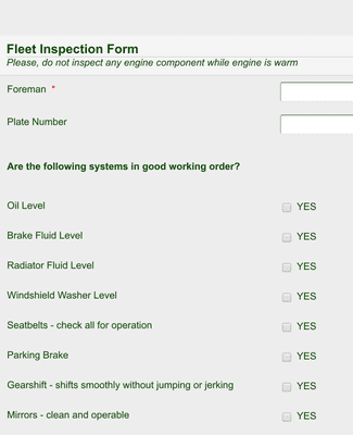 Swimming Pool Inspection Form Template | JotForm