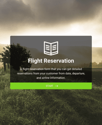 Flight Reservation Form