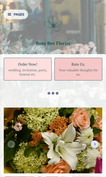 Template-flower-ordering-app