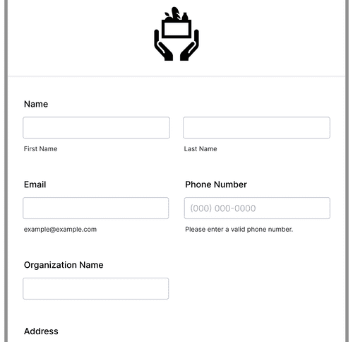 Food Donation Request Form Template | Jotform