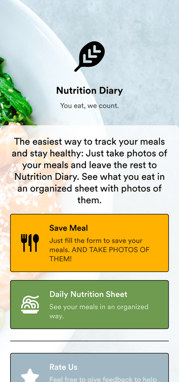 Food Journal App Template Jotform