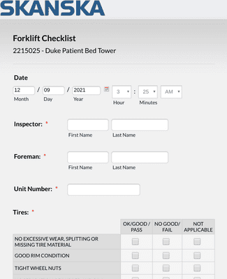 Lockout Tagout Inspection Form Template | Jotform