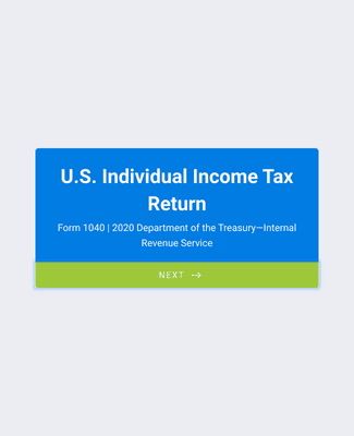 Form 1040 - Individual Income Tax Return Form