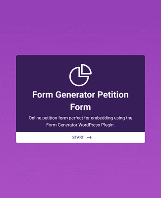 Form Templates: Online Petition Maker | Petition Form