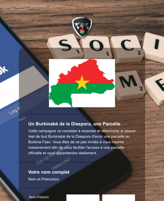 Formulaire d'Inscription pour Recenser et Déterminer le Besoin Réel de tout Burkinabè de la Diaspora