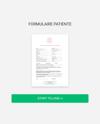Form Templates: Formulaire patientes