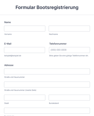 motorboot registrieren