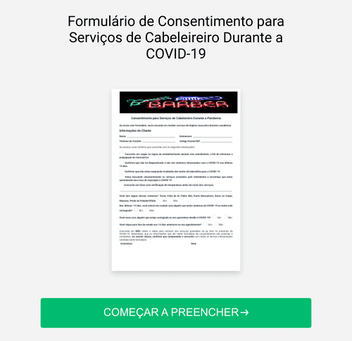 Form Templates: Formulário de Consentimento para Serviços de Cabeleireiro Durante a COVID 19