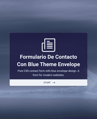 Responsive Envelope Contact Form