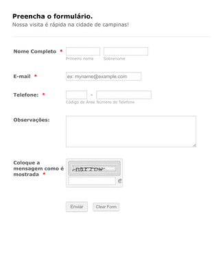 Website Contact Form