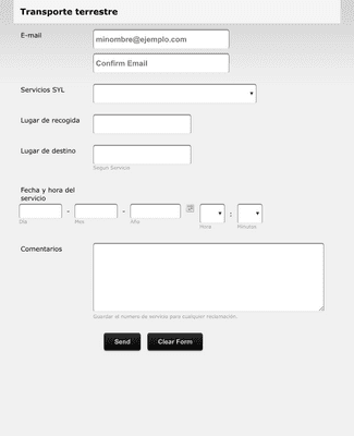 Form Templates: Formulário de contato simple