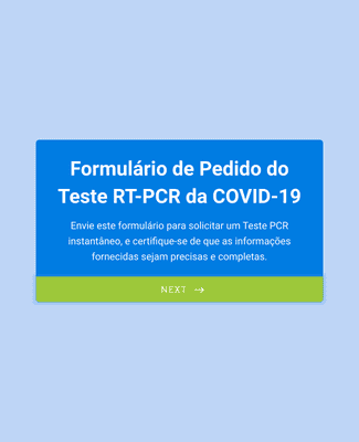 Form Templates: Formulário de Pedido do Teste RT PCR da COVID 19