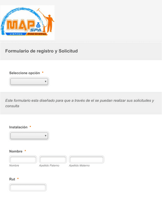 Form Templates: Formulario de registro y Solicitud 
