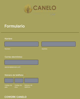 Form Templates: Formulario de reservas para espacios y servicios 