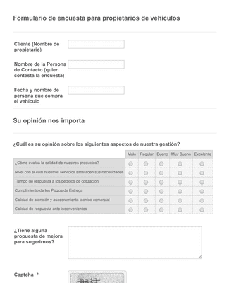 Formulario Encuesta De Propietarios Plantilla De Formulario Jotform