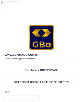 Formulário Golden Bank Assist 