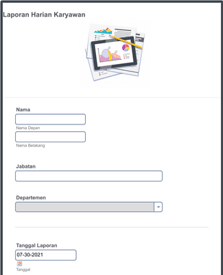 Daftar Nominatif Template Formulir | JotForm