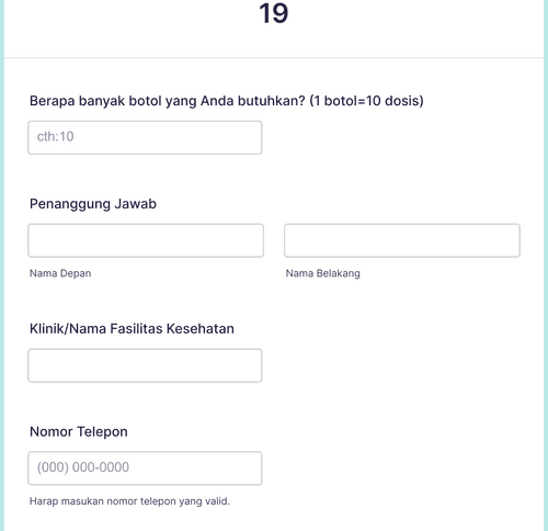 Formulir Penilaian Kesehatan Karyawan Untuk Covid-19 Template Formulir ...