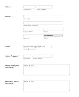 Formulir Pendaftaran Keanggotaan - PayPal