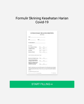 Penilaian Kesehatan Harian COVID-19 Template Formulir | Jotform