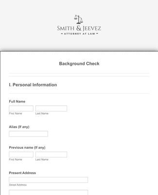 Free Background Check Authorization Form Template | Jotform