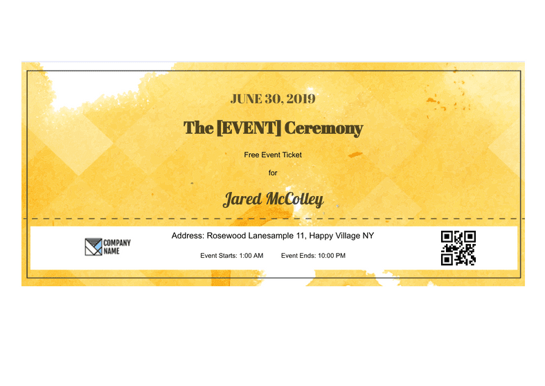 Musical Ticket Template PDF Templates Jotform