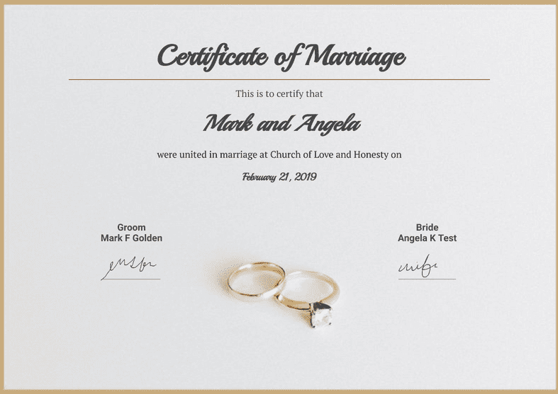 Fake Marriage Certificate Fake Marriage Certificate