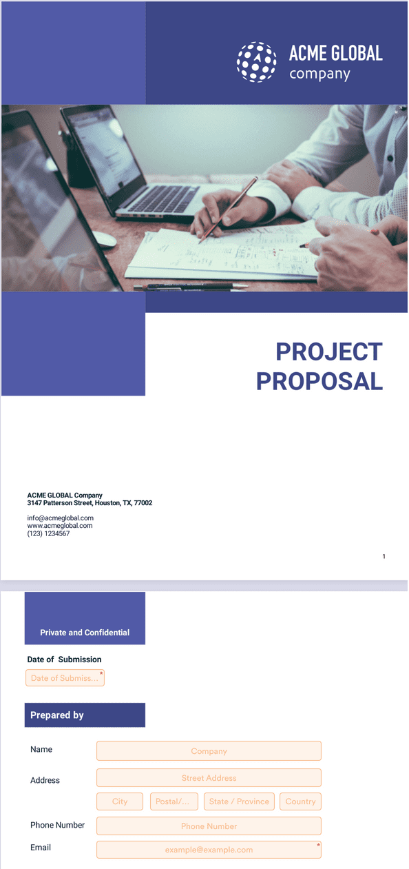 Free Proposal Templates PDF Templates Jotform