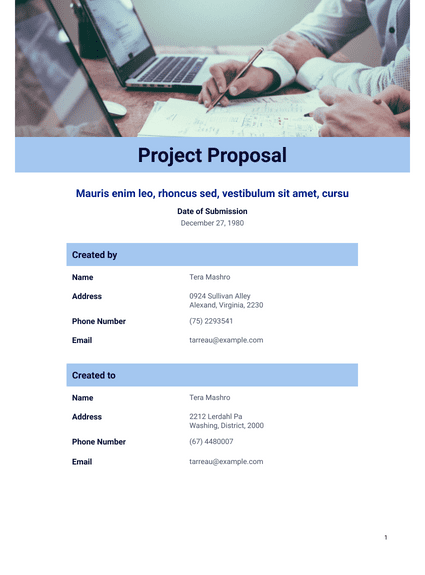 Free Project Proposal