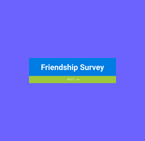 Form Templates: Friendship Survey