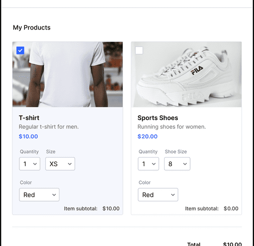 Form Templates: Generic Product Order Form