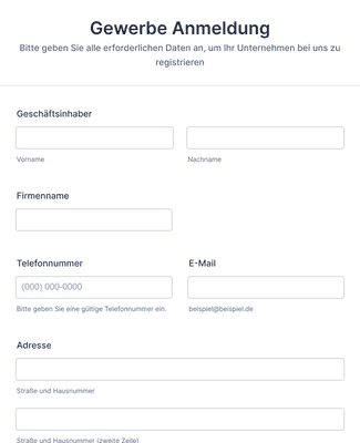 Kleingewerbe Anmelden Formular Formularvorlage Jotform kleingewerbe-anmelden-formular-formularvorlage-jotform