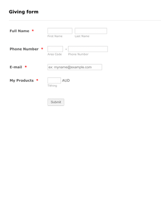 Church Directory Form Template | JotForm