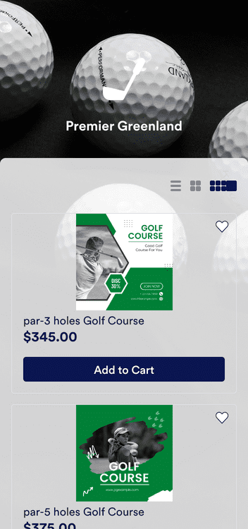 Golf Course App