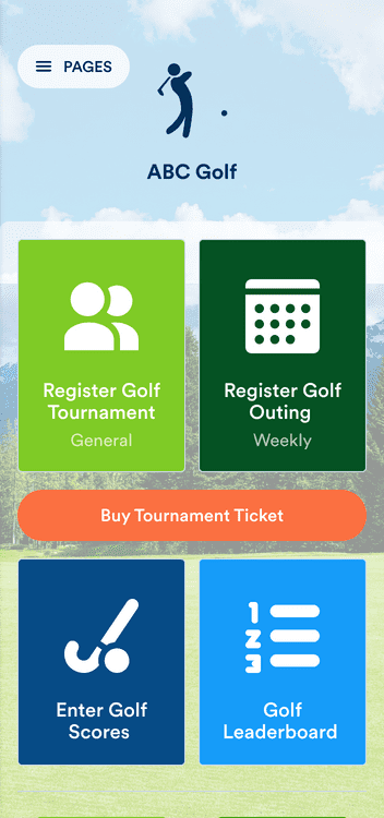 Golf Tournament App