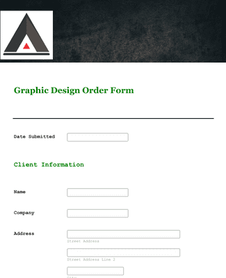 Graphic Design Request Form