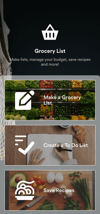 Grocery List App