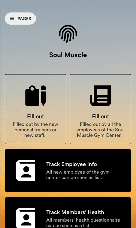 Gym Management App
