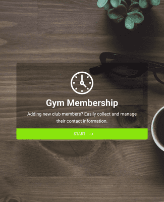 Gym Membership Form