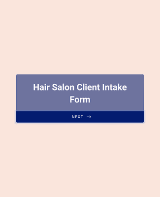 Hair Salon Client Intake Form