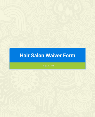 Hair Salon Waiver Form