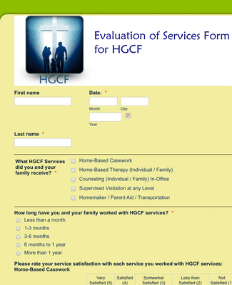 HGCF Client Evaluation Form
