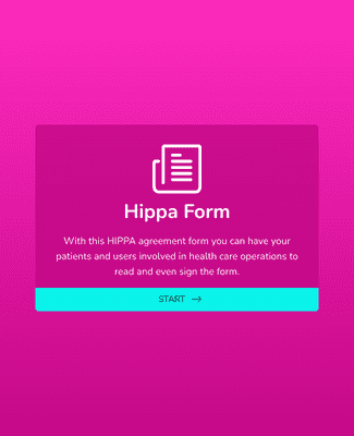 Form Templates: HIPAA agreement form Health care operations 