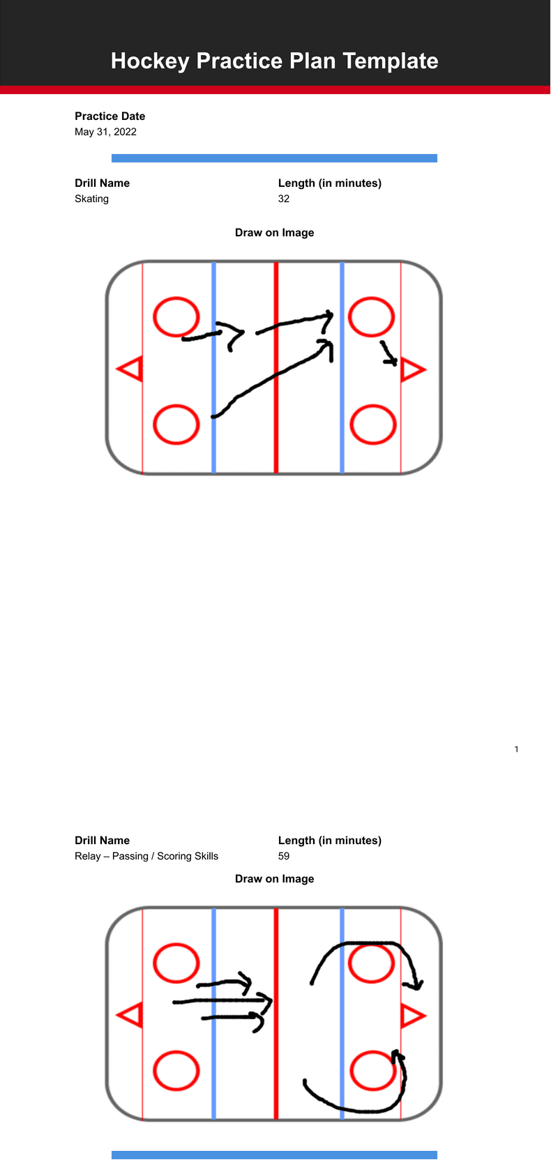 Hockey Canada Practice Plan Template Pdf at Deborah Frias blog