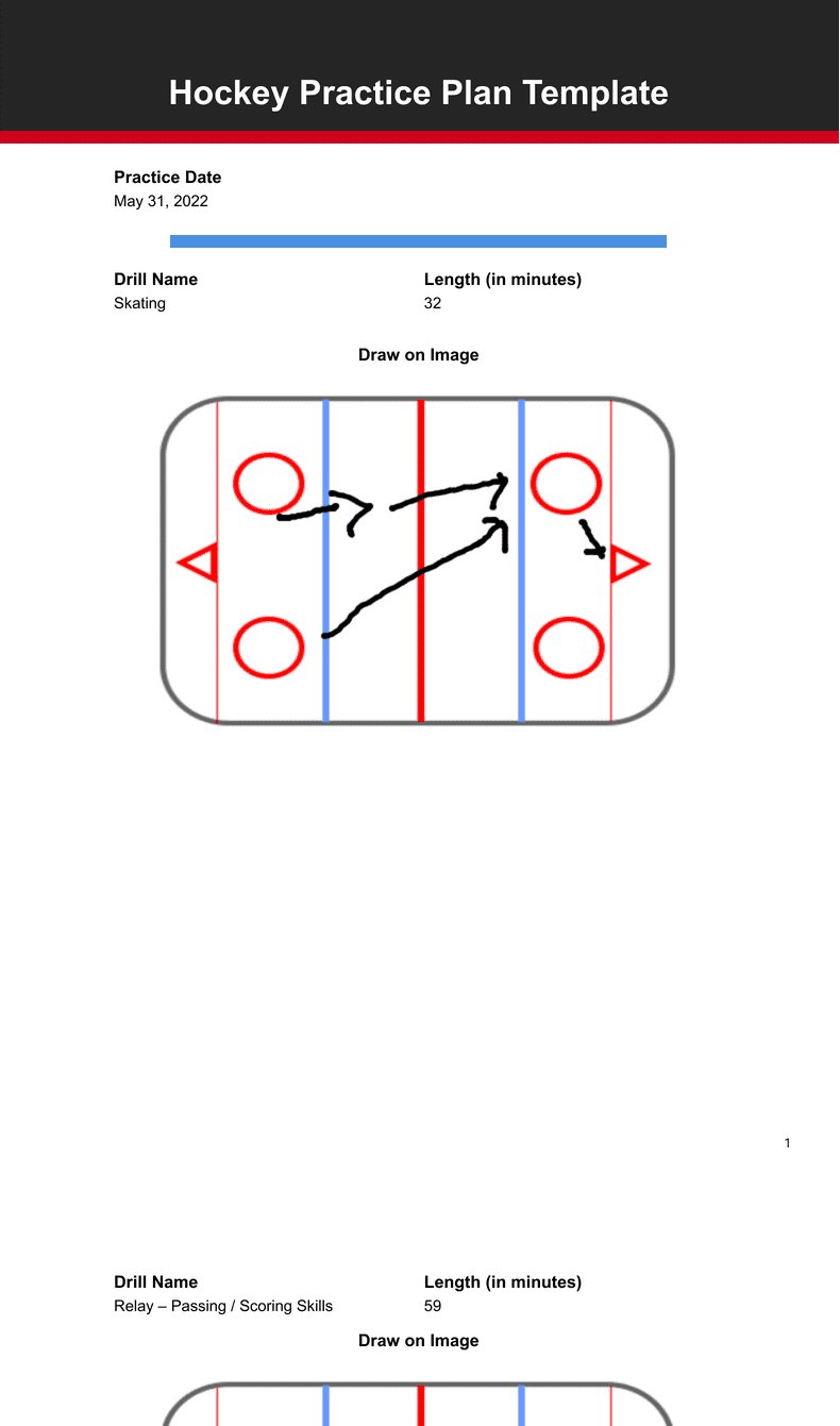 Field Hockey Practice Plan Template At Thomas Lawson Blog