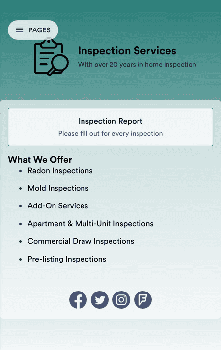 Home Inspection App