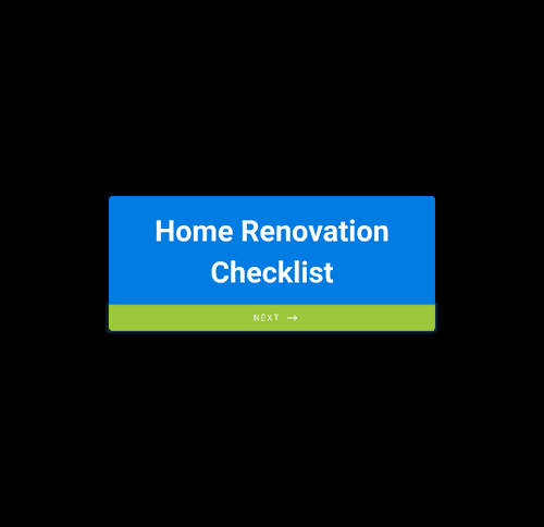 Form Templates: Home Renovation Checklist