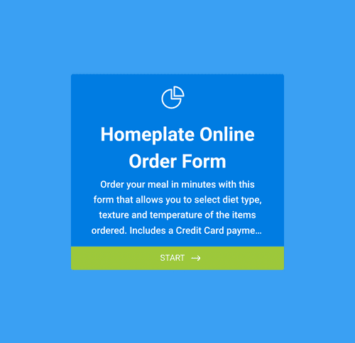 Form Templates: Food Online Order Form